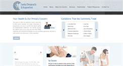 Desktop Screenshot of familychiropracticva.com