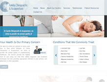 Tablet Screenshot of familychiropracticva.com